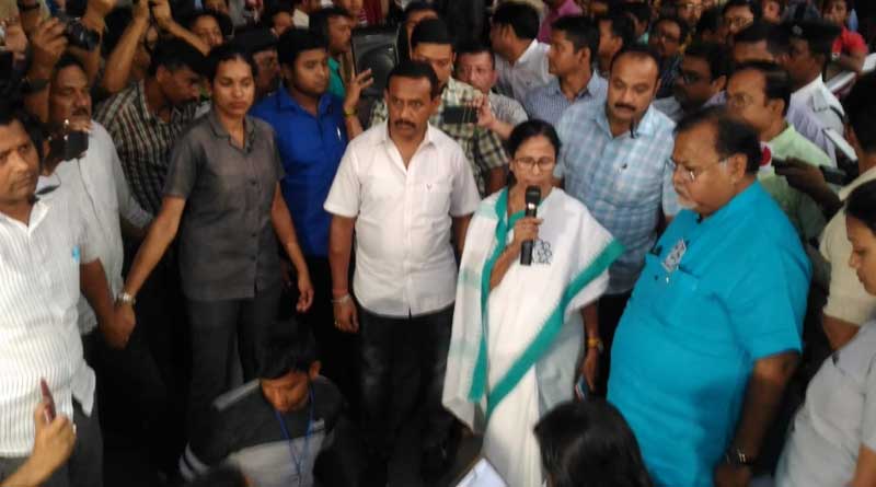CM Mamata Banerjee meets SSC candidate on hunger strike