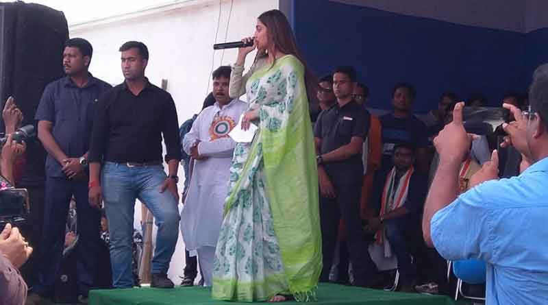 ‘একসঙ্গে সকলের জন্য কাজ করব’, প্রচারে কর্মীদের বার্তা নুসরতের