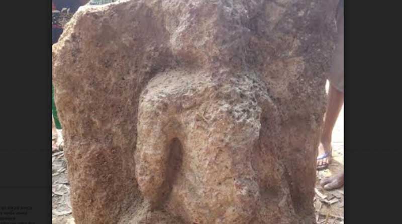 ষাঁড়ের উপর অধিষ্ঠ দেবতা, উদ্ধার হওয়া প্রাচীন মূর্তি ঘিরে চাঞ্চল্য বাঁকুড়ায়