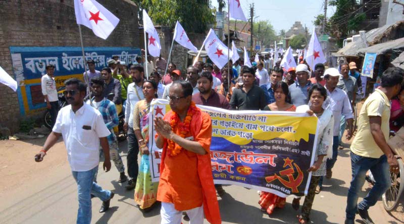 সিউড়িতে বামেদের মিছিলে হামলা, নিন্দা করে রাজনৈতিক প্রতিপক্ষের পাশে অনুব্রত