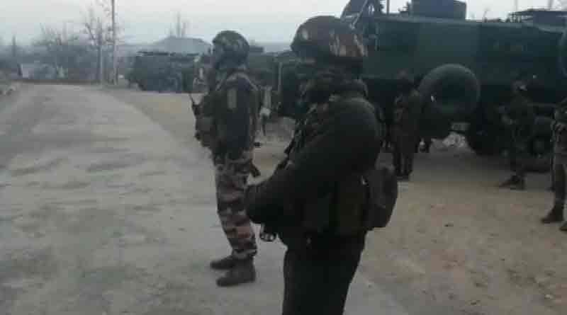 Three terrorists killed during an encounter in Kashmir