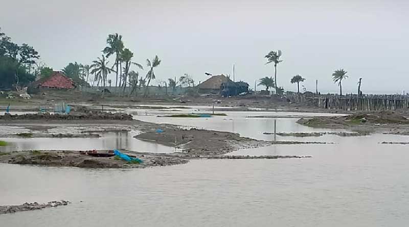 High tide hits Namkhana flooding several areas, no toll