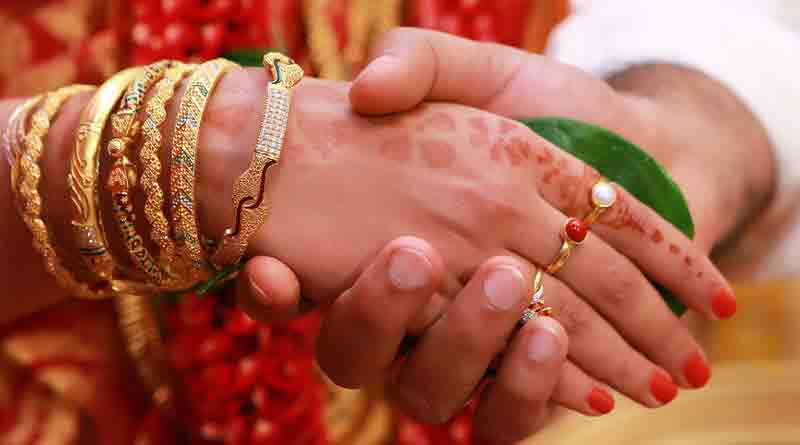 Amazing Wedding! Couple ties knot outside closed Temple
