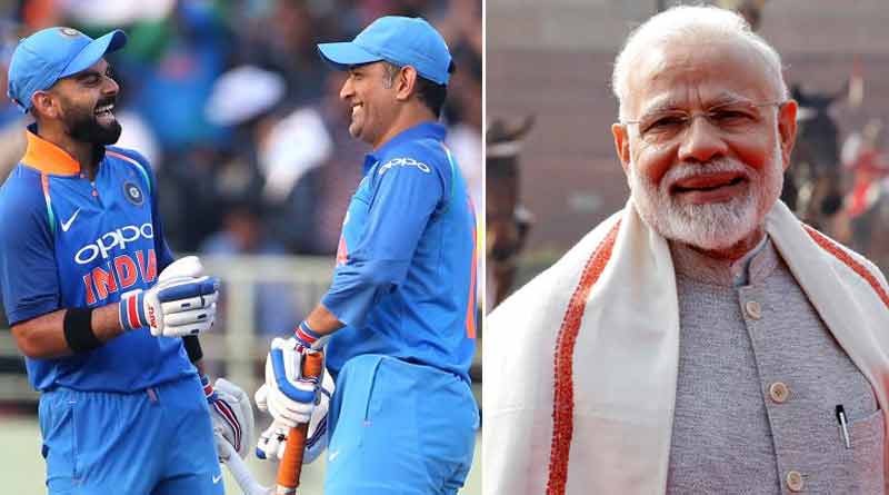 PM Modi urges cricketers to promote voting