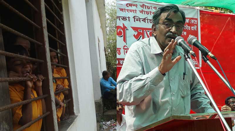 ঘাটালে সূর্যকান্তর সভায় তারস্বরে মাইক, ক্লাস বন্ধ রাখতে হল স্কুলে