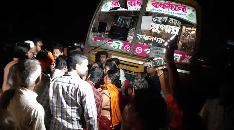 ব্রিগেডে যাওয়ার পথে আক্রান্ত বিজেপি কর্মীরা, ভাঙচুর বাস