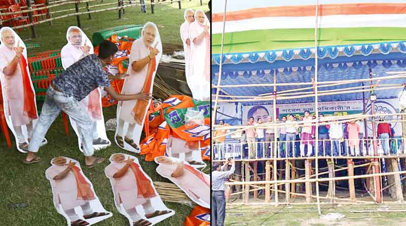 ময়দানে মোদি-মমতা, বুধবার থেকে বাংলায় নির্বাচনী প্রচারের ঝড়