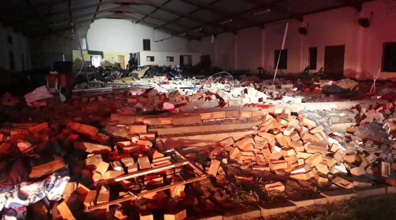 13 people were killed and 16 injured when a church in eastern South Africa