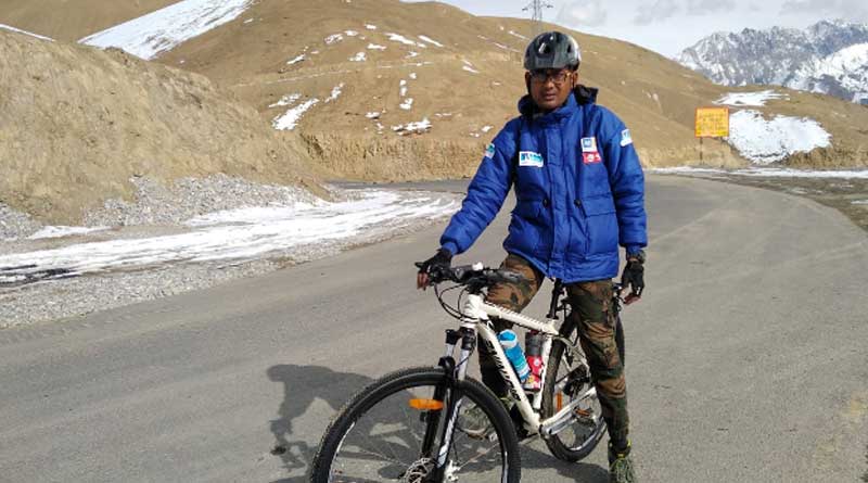 City cyclist's epic expedition on awareness of water conservation