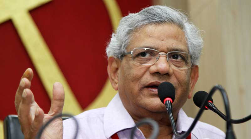 Sitaram Yechury gives `hindu violent' comment sparks controversy