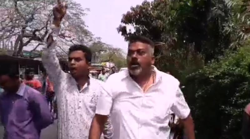 ‘জন বারলা দূর হঠো’, বিজেপির প্রচার মিছিলে ঢুকে স্লোগান যুব তৃণমূল নেতার