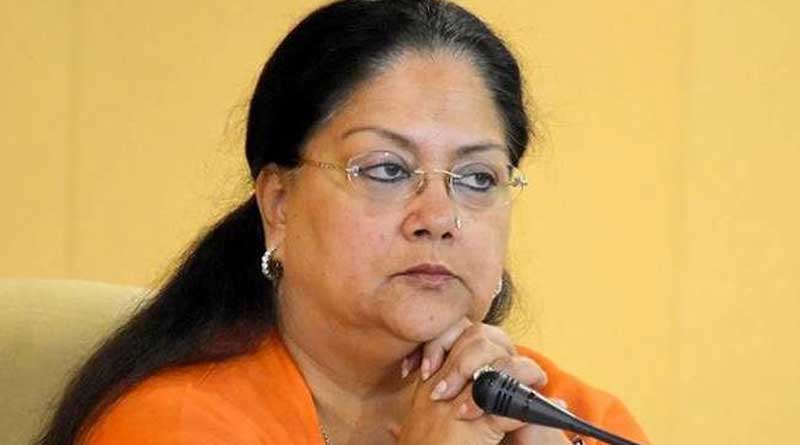 Vasundhara raje scindia was not participating in election campaign.