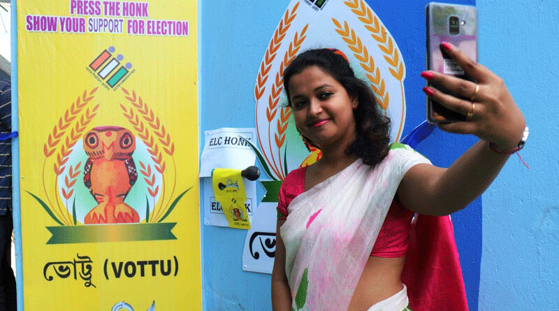 Uses Mascots to motivate people to participate in elections