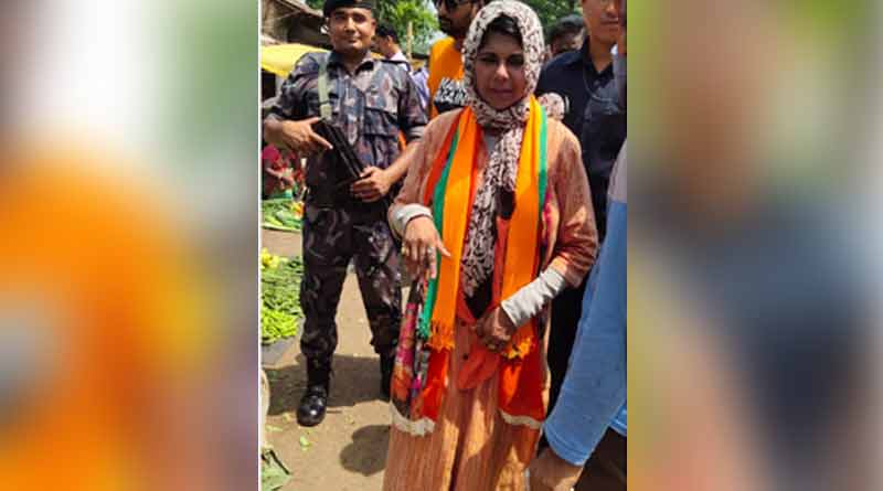 প্রচারে ঘাটালের বন্যাই হাতিয়ার ভারতীর, নিশানায় প্রতিপক্ষ দেব