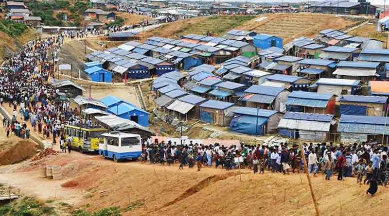 Myanmar delegation meets rohingyas in cox bazar camp in Bangladesh