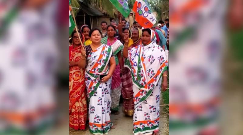 TMC's women workers are busy for Election's campaign