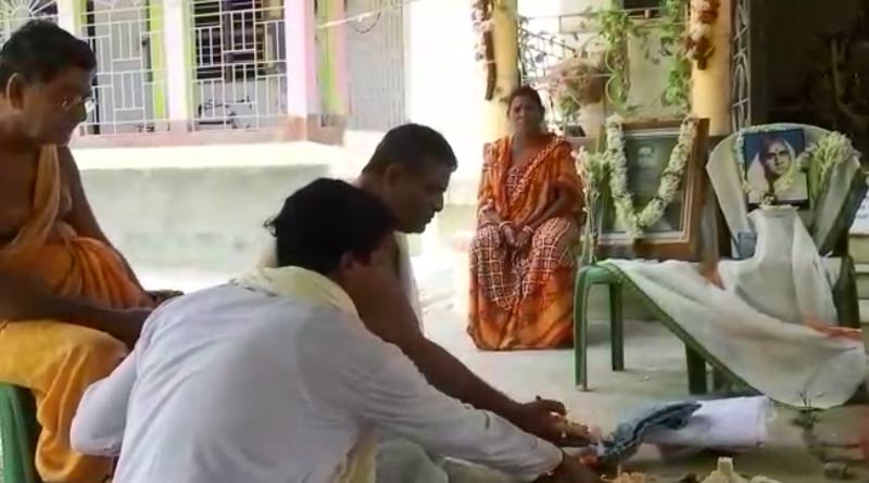 খুন হয়েছেন জামাই! মূর্তি ভাঙার প্রতিবাদে ক্ষীরপাইয়ে প্রতীকী শ্রাদ্ধানুষ্ঠান