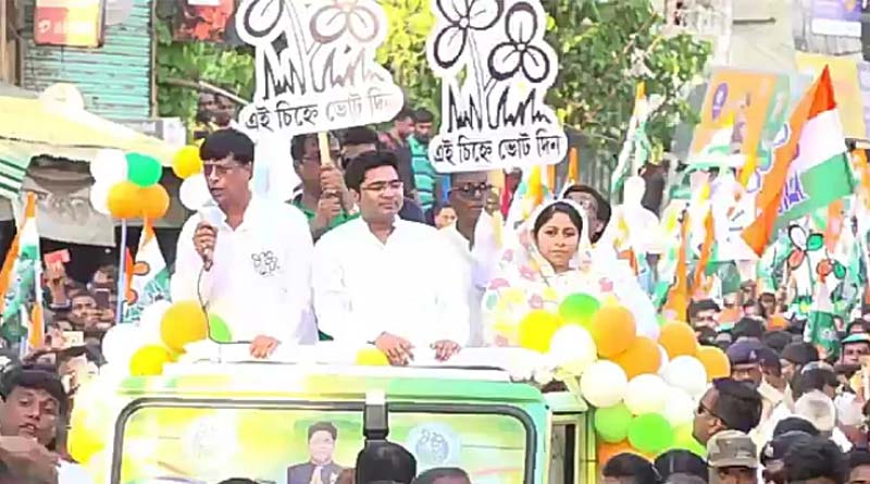 বিষ্ণুপুরে বিশাল রোড শো অভিষেক বন্দ্যোপাধ্যায়ের, দেখুন ভিডিও