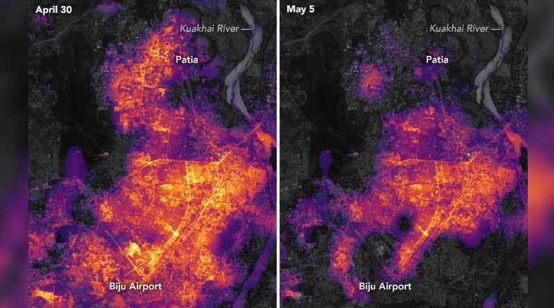 Bhubaneswar before and after Fani: NASA released image