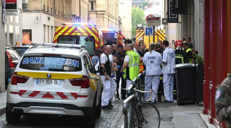 13 injured as blast at footpath in Leon,Paris,Police hunts for the suspect