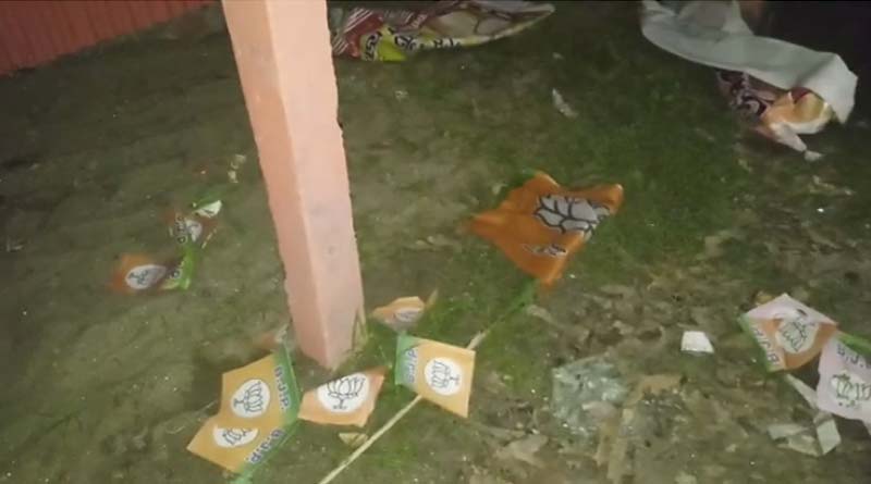 ফের উত্তপ্ত তুফানগঞ্জ, বিজেপি কার্যালয়ে হামলায় কাঠগড়ায় তৃণমূল