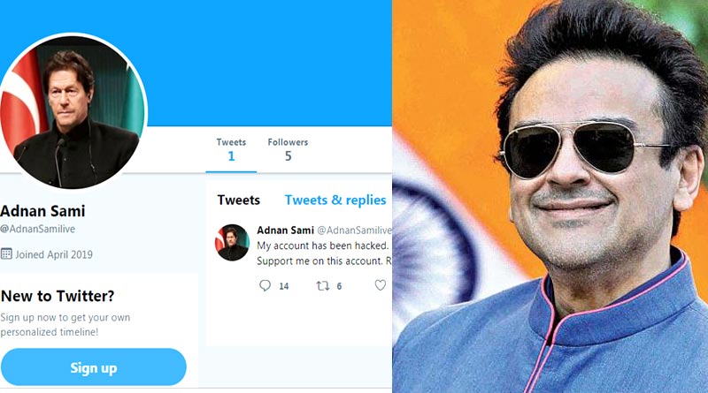 After Amitabh Adnan Sami's twitter account has been hacked