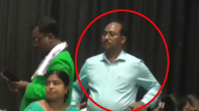 সরকারি অনুষ্ঠানে হাজির সন্দেশখালি কাণ্ডে ‘ফেরার’ অভিযুক্ত বাবু মাস্টার
