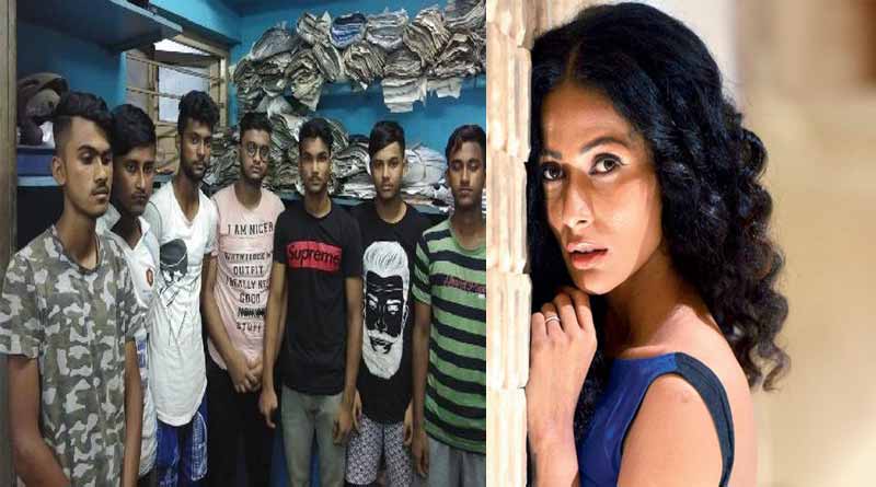 Ex Miss India harrased by some youth at Exide Bus Stop