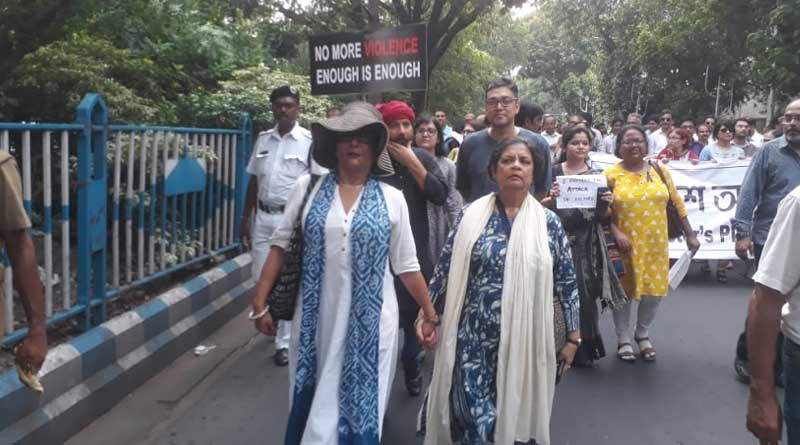 নিরাপত্তার দাবিতে পথে নামলেন চিকিৎসকরা, মিছিলে হাঁটলেন বিশিষ্টজনেরাও