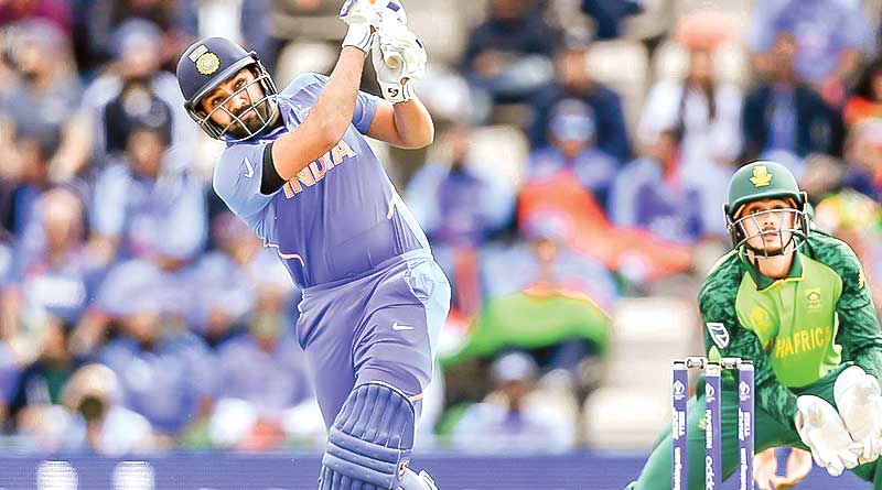 Here is how indian team reacted after Rohit Sharma's century