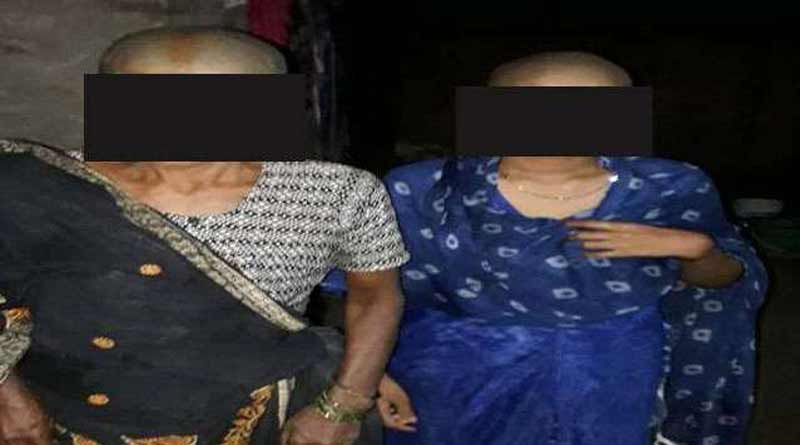 Heads of mother and daughter duo were tonsured for resisting molestation