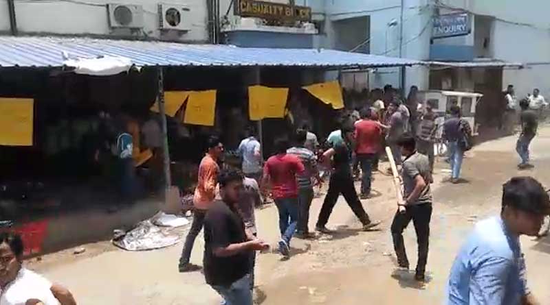 বর্ধমান মেডিক্যালে জুনিয়র ডাক্তারদের তাণ্ডব, আক্রান্ত ‘সংবাদ প্রতিদিন’
