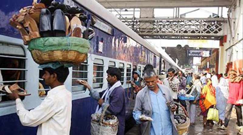 Indian railway take strong action against train hawkers.