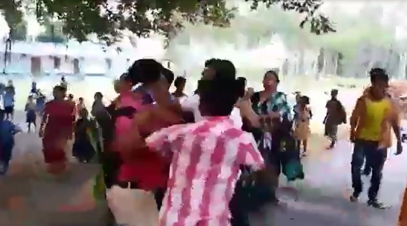 Clash broke out between teacher and villages in Raiganj