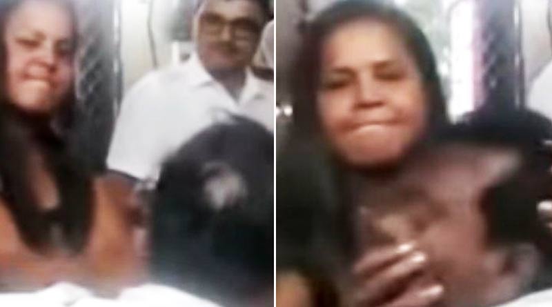 মহিলার মোবাইল চুরি সরকারি ক্লার্কের! ভাইরাল বেধড়ক মারের ভিডিও