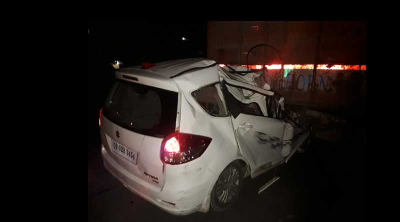 fatal road accident on National high way in Howrah, 4 killed