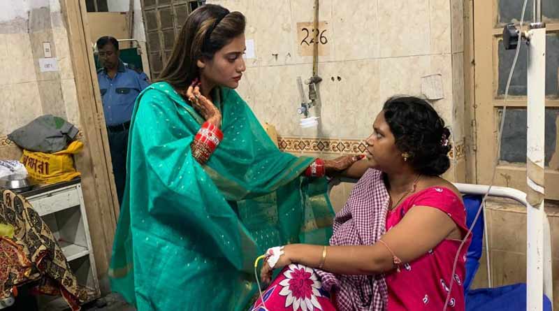 সন্দেশখালিকাণ্ডে আক্রান্ত অন্তঃসত্ত্বাকে দেখতে হাসপাতালে নুরসত, দেখুন ভিডিও