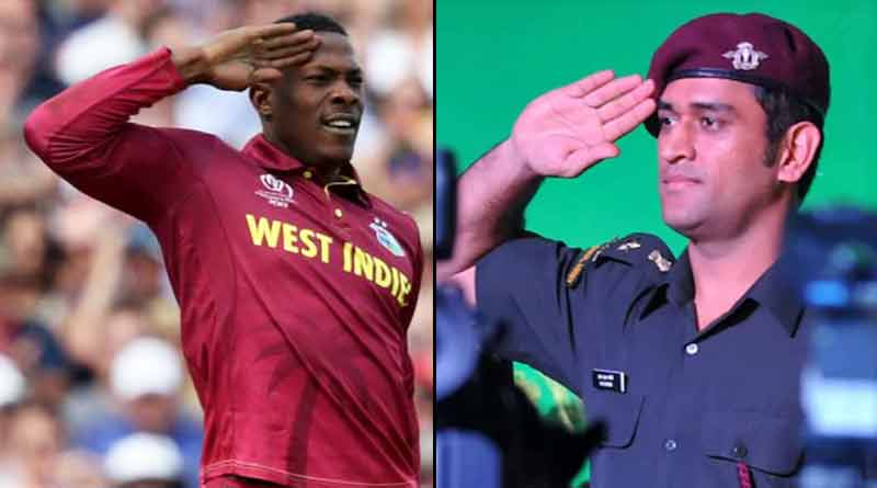 West Indies cricketer Sheldon Cottrell shares video of MS Dhoni