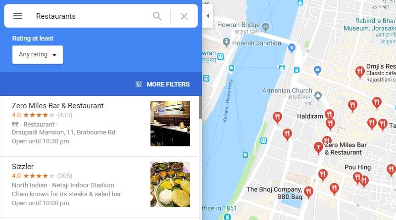 you can get discounts at restaurants through Google Maps