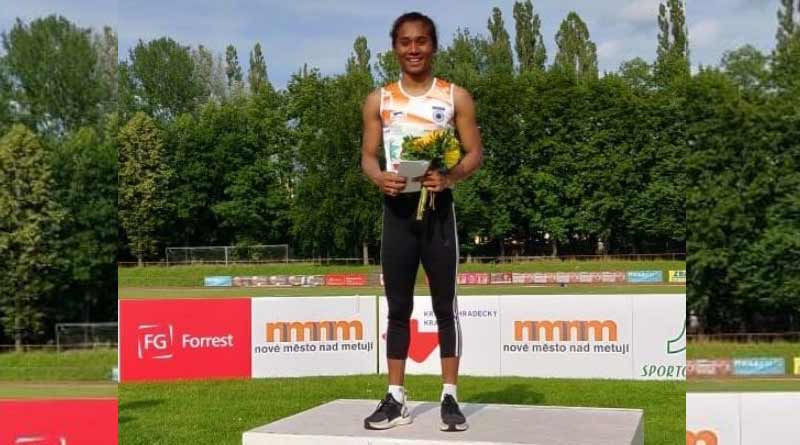 Ace Indian sprinter Hima Das wins 400 meter race
