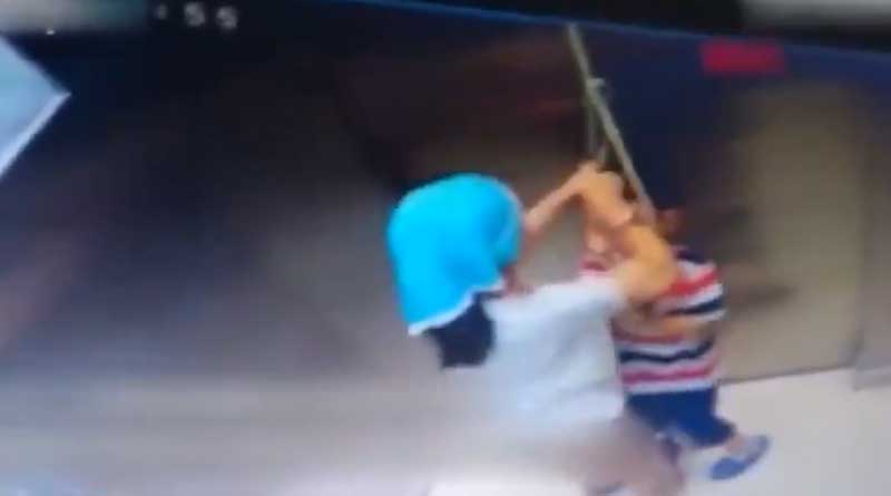 Video: Sister's Quick-Thinking Saves Boy Who Got Hung By Rope