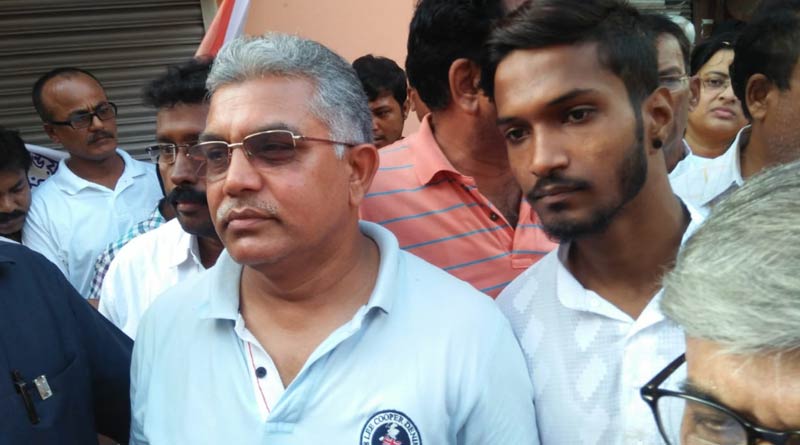 দিলীপ ঘোষকে গো ব্যাক স্লোগান, বিজেপি-তৃণমূল সংঘর্ষে লেকটাউনে ধুন্ধুমার