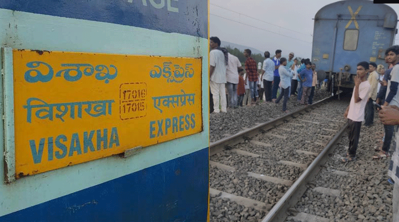 Train engine runs without bogies in Andhra Pradesh