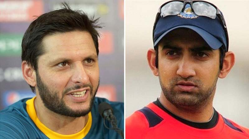 Gautam Gambhir Trolls Ex Pak Cricketer Shahid Afridi Over Kashmir issue