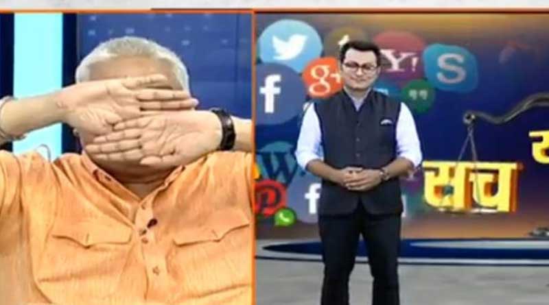 'Hum Hindu' Founder Covered His Eyes After Seeing Muslim Anchor in TV.