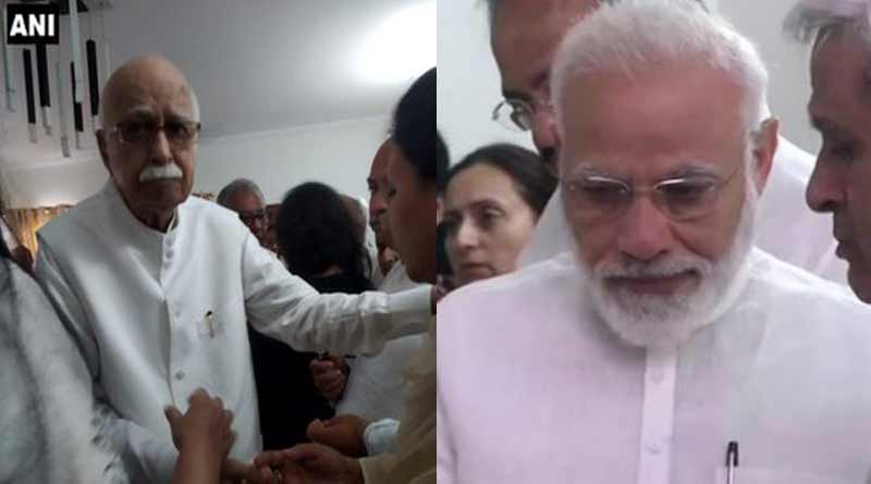 Prime Minister Narendra Modi pays last respects to Sushma Swaraj