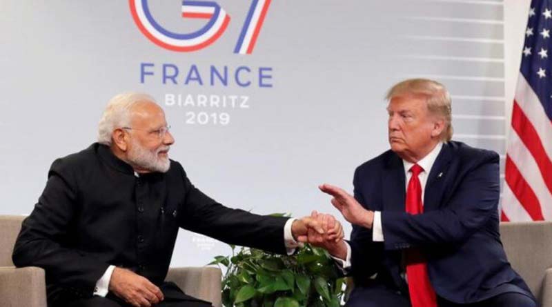 ‘কাশ্মীর ইস্যুতে মধ্যস্থতার প্রয়োজন নেই’, ট্রাম্পকে পাশে বসিয়ে সাফ বার্তা মোদির