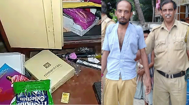 Robbery at Businessman home in Netaji Nagar at Narendrapur