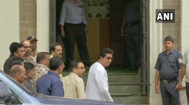 MNS Workers Detained as Raj Thackeray Arrives for Questioning