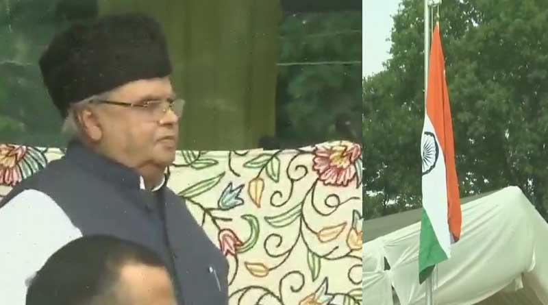 তেরঙ্গা উত্তোলন করে দেশবাসীর সঙ্গে স্বাধীনতা উদযাপন কাশ্মীরের